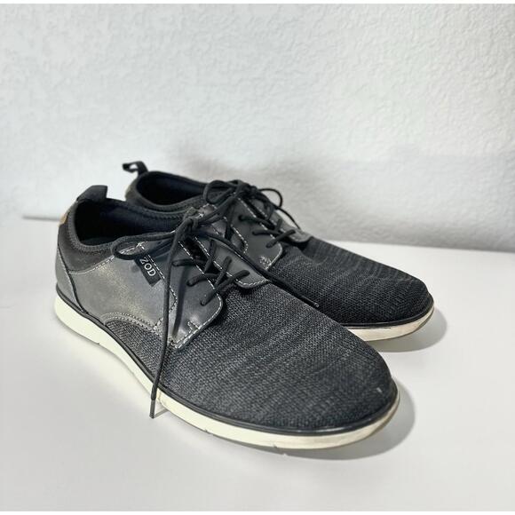 Izod Mens Casual Shoes Drift Oxford Memory Foam Sneaker Breathable Black Size 10 - Picture 5 of 13